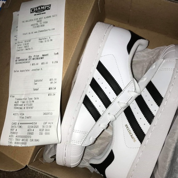 Adidas Superstar White Shoe size US 2 for children - Picture 1 of 3